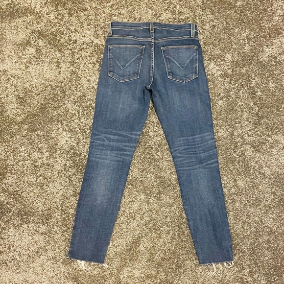 Hudson Jeans Barbara Side Stripe High Waist Raw Hems Skinny - Picture 2 of 4